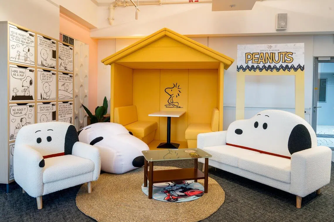 The Snoopy & Friends Team Furniture Collection from Office Planner.