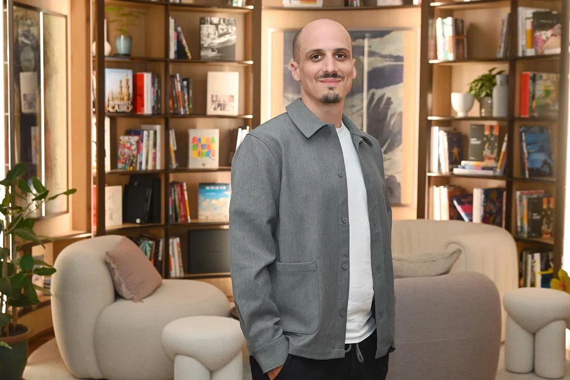 Portrait of Alex Mille , son of Richard Mille, who’s taking over the iconic watch brand . The photo was taken on 3 October 2023 at New Richard Mille space at 1, St Martin’s Drive.