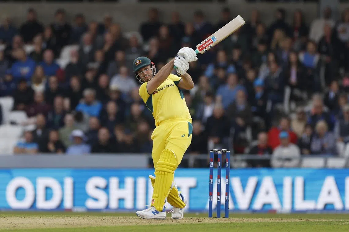FILE PHOTO: Cricket - Second One Day International - England v Australia - Headingley Cricket Ground, Leeds, Britain - September 21, 2024 Australia's Mitchell Marsh in action Action Images via Reuters/Jason Cairnduff/File photo