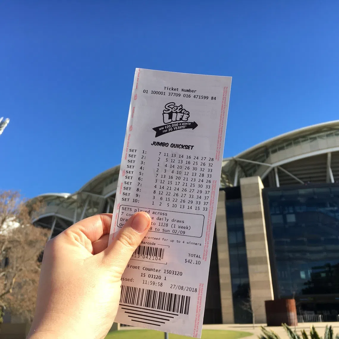 The punter purchased a Set for Life ticket in the coastal town of Kiama, New South Wales on Nov 30, 2024.