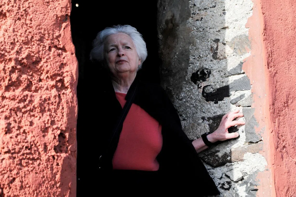 US Treasury Secretary Janet Yellen stands at the "Door of No Return", as she visits the House of Slaves, in Senegal.
