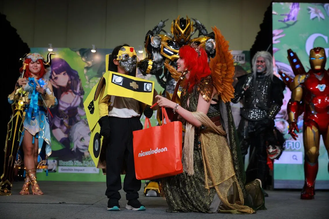 A cosplay competition on Sunday (Dec 11, 2022) capped off the two-day Singapore Comic Con at the Sands Expo & Convention Centre on Sunday (Dec 11, 2022). 