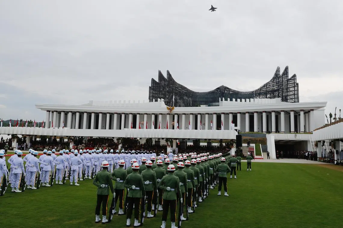 Indonesia celebrated its Independence Day with ceremonies held for the first time at Garuda Palace in the new capital, Nusantara, in East Kalimantan, on Aug 17.