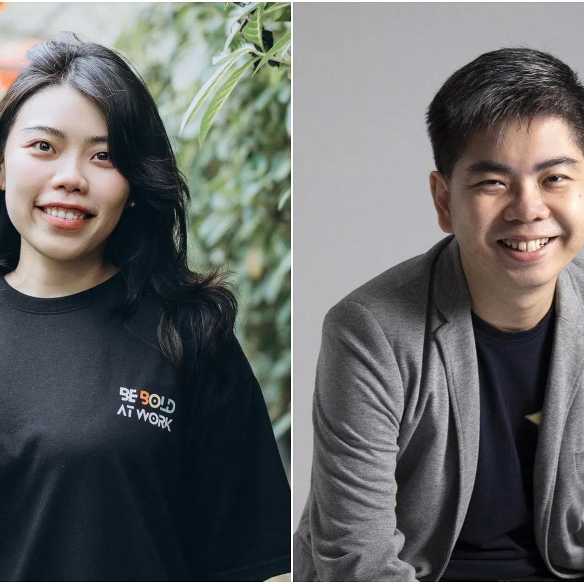 Ms Clarice Song, co-founder of Bold at Work, and Mr Marvin Kang, executive director at The Astronauts Collective, offer advice.