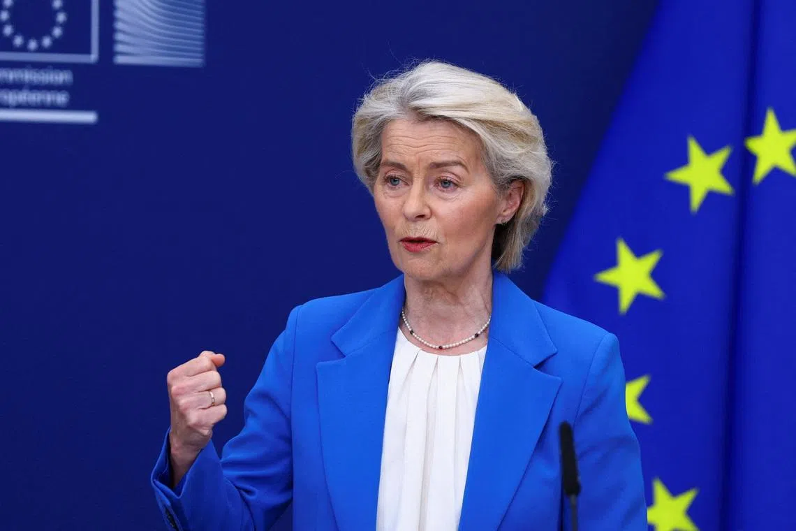 'Swift work to be done' after call with Hungary's Magyar, EU's von der Leyen says