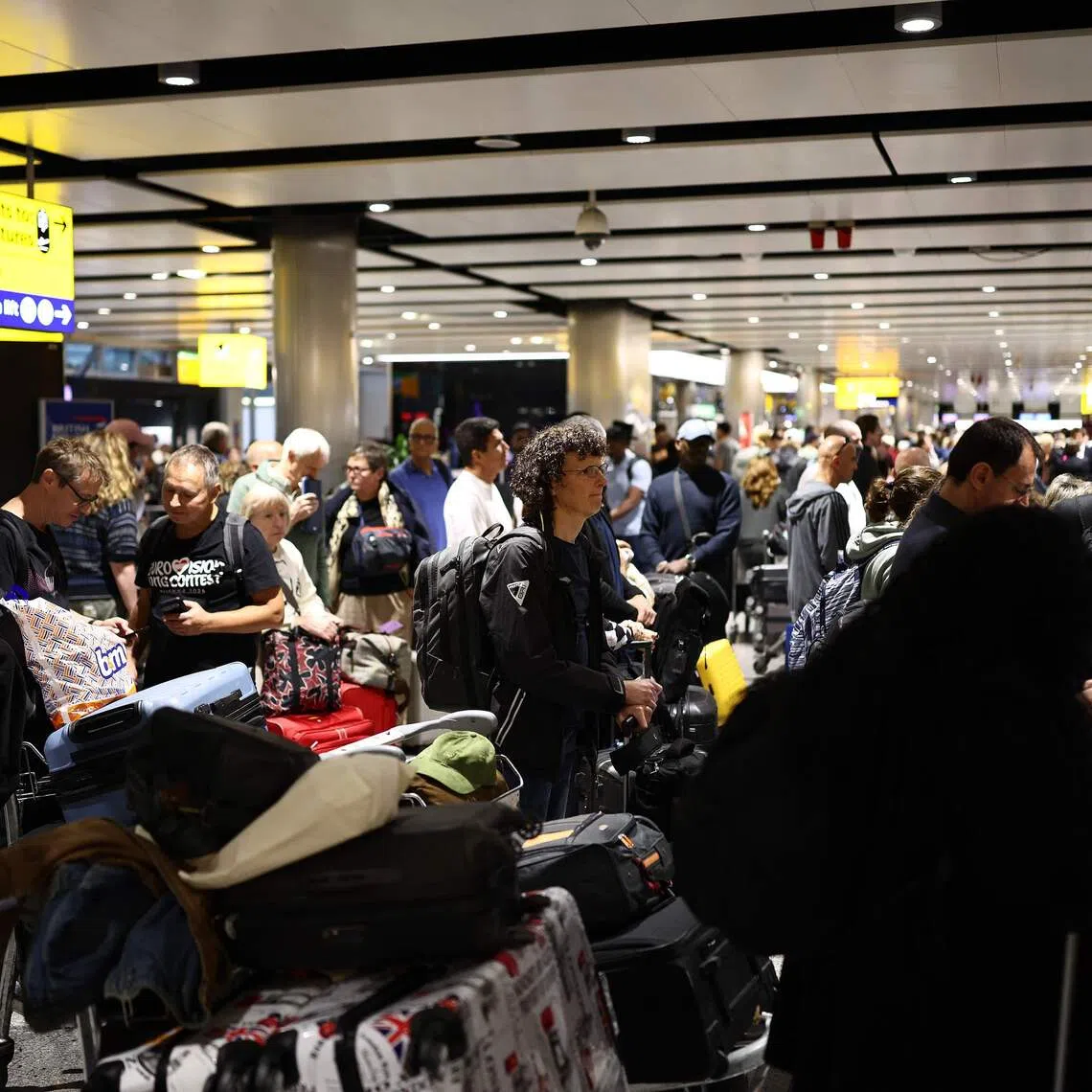 More than 150 flights were scrapped across Britain on Sept 9.