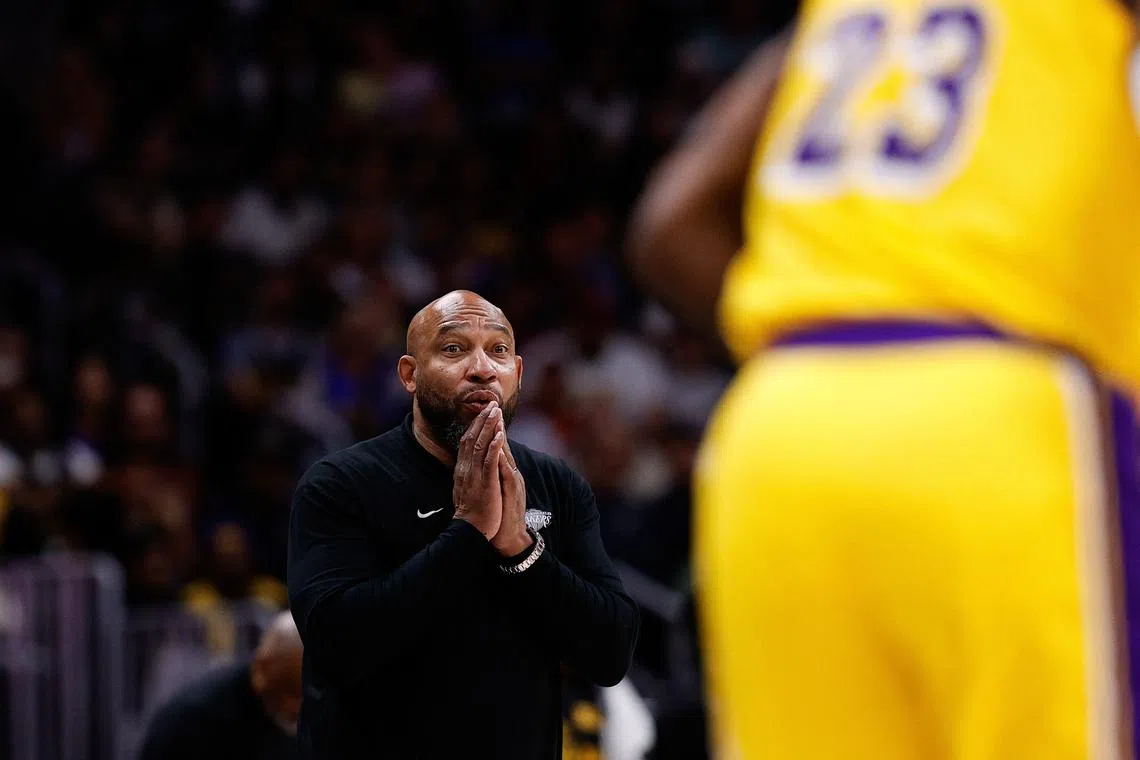 Los Angeles Lakers head coach Darvin Ham has a 90-74 record in two seasons.