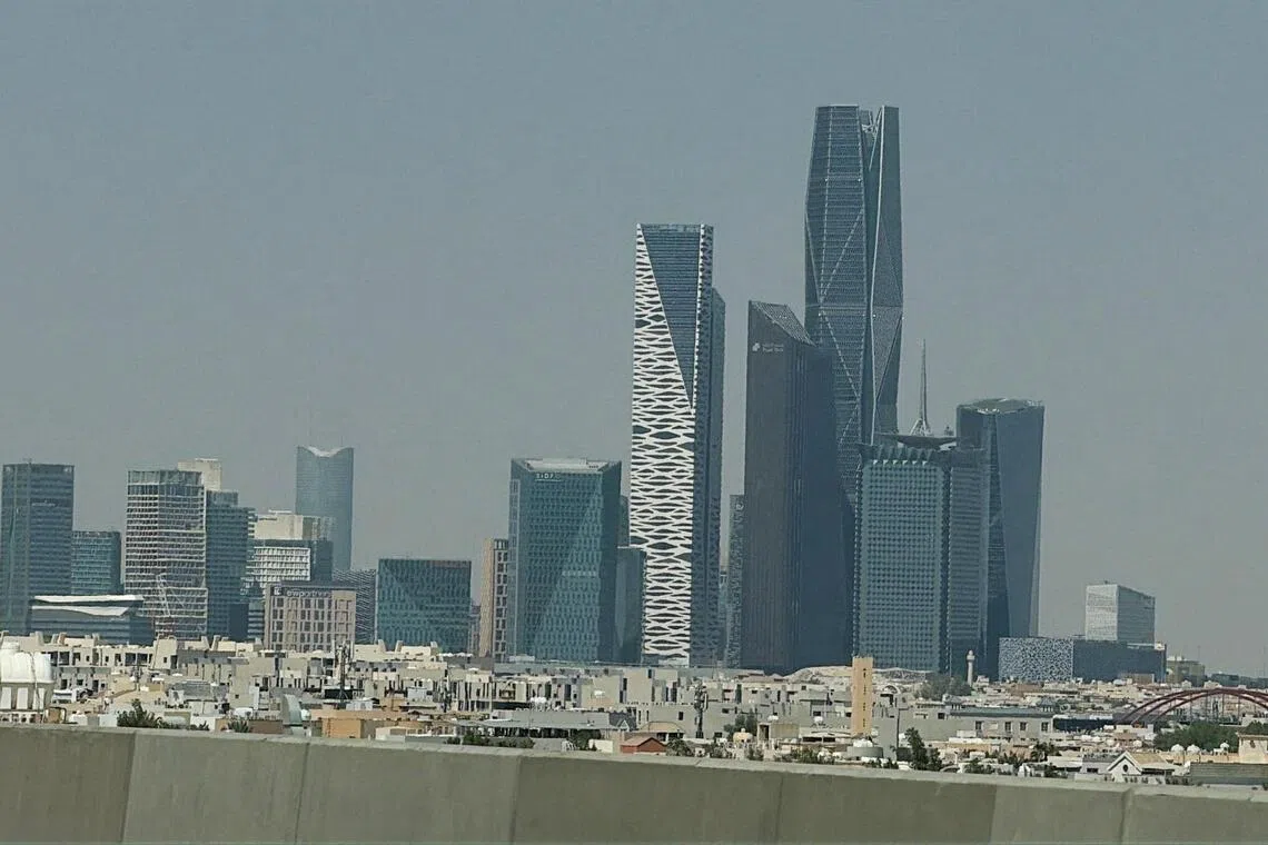 King Abdullah Financial District in Riyadh, Saudi Arabia, on Oct 16.
