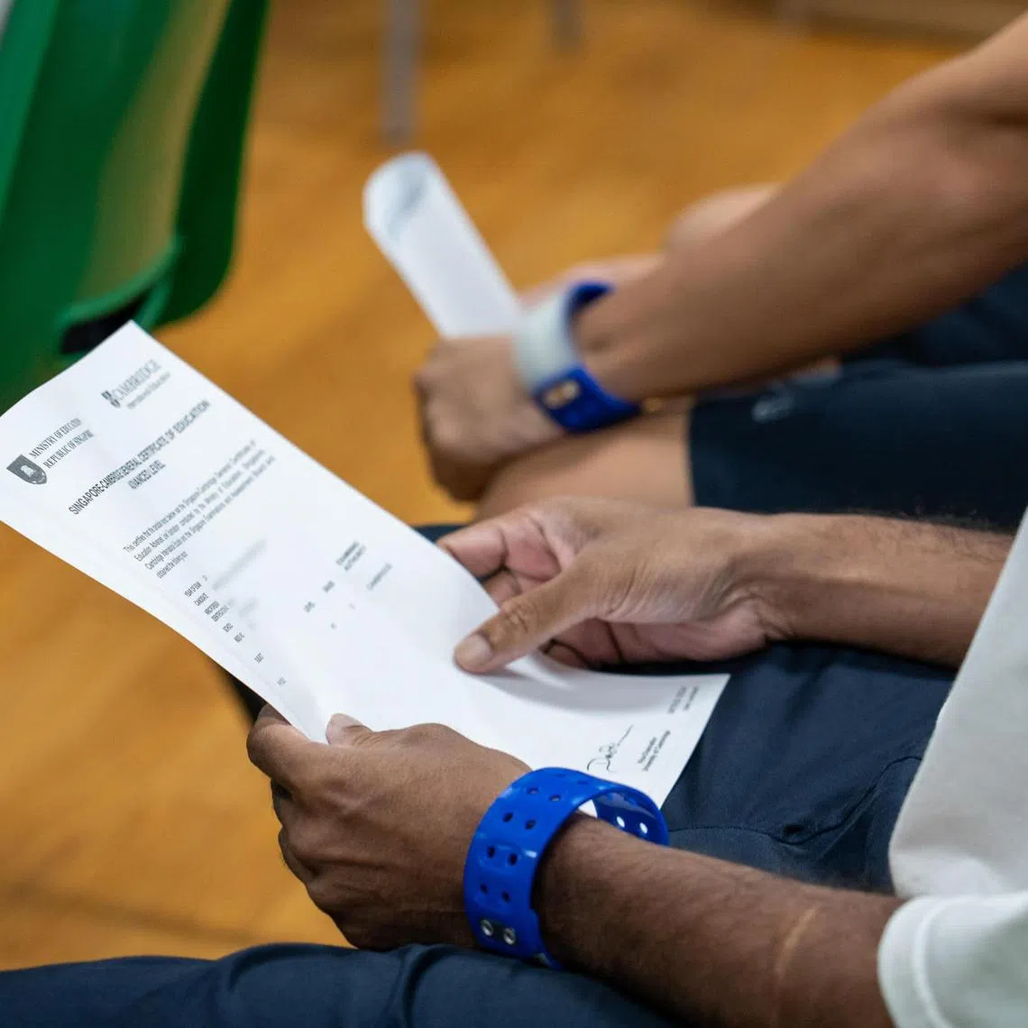 dlalevels - Inmates collecting their A-level results on 21 Feb.


Credit: Singapore Prison Service