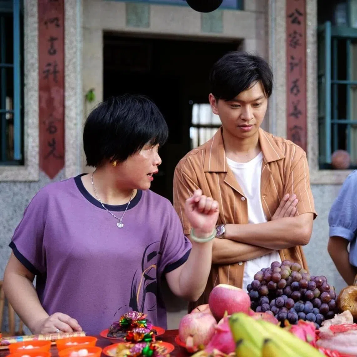 Back To Love stars (from left) Zhong Shaoxian, Zheng Runqi and Lu Shan.