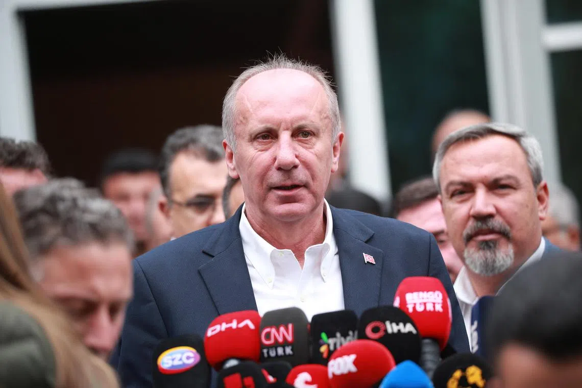 Mr Muharrem Ince announced his decision after being targeted by an online smear campaign. 