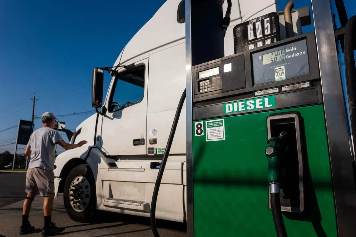US retail diesel prices topped US$6 a gallon in September for the first time ever and have remained above that level since.