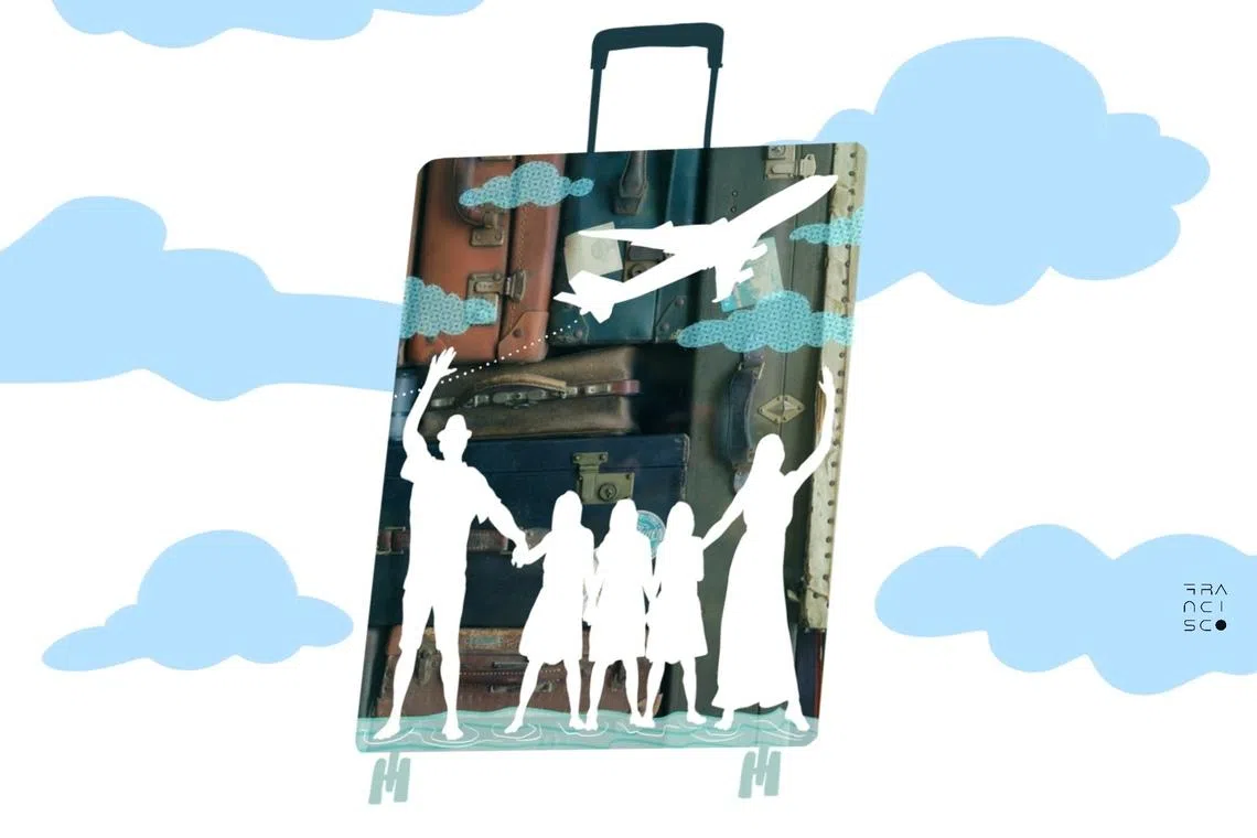 The family holiday was challenging because everyone had slightly different goals that managed to be both specific and vague, says the writer.