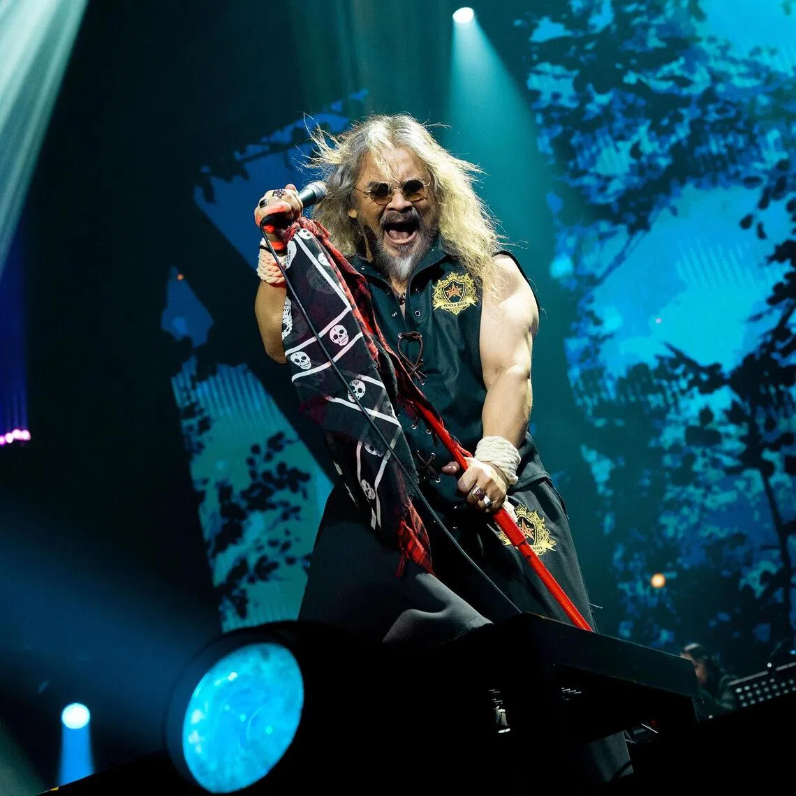 Malaysian rock band Wings, fronted by singer Awie, are playing one of their biggest concerts in Singapore.