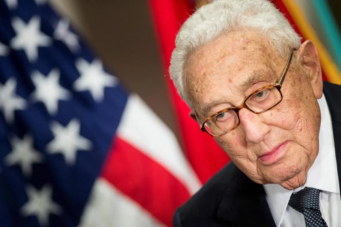 Former US Secretary of State Henry Kissinger died on Nov 29 at age 100.