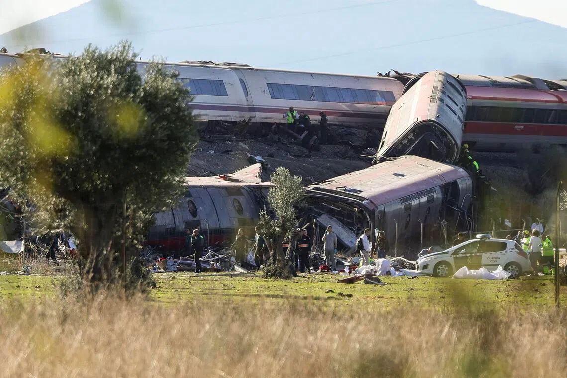 The number of injuries in the Spain collision was still being determined.