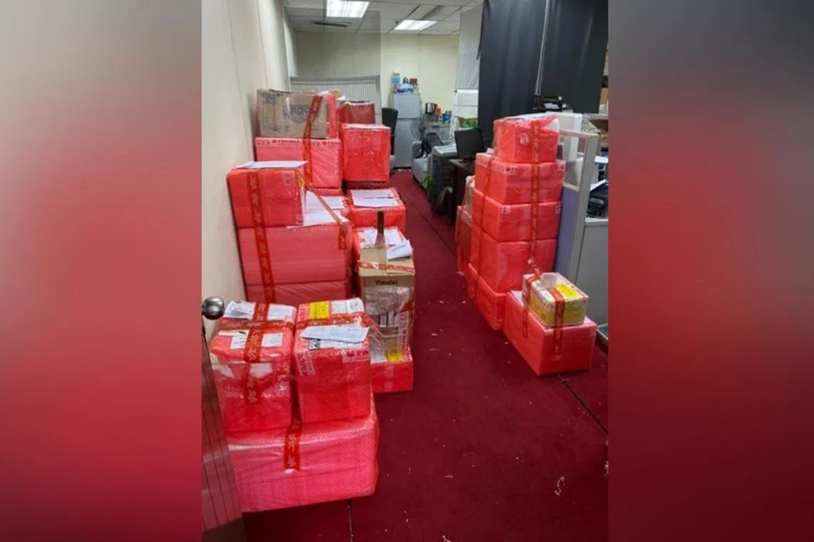 ICA officers detected batches of meat and meat products imported without a valid permit at Changi Airfreight Centre last year.
