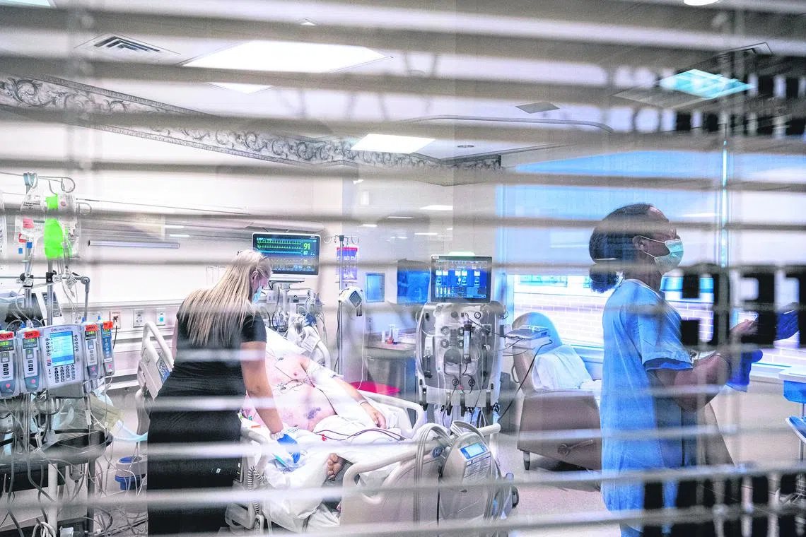 Covid-19 hospital admissions rose 43 per cent in the US in the last week in July from a low in the week ending June 24, according to Centres for Disease Control and Prevention data.