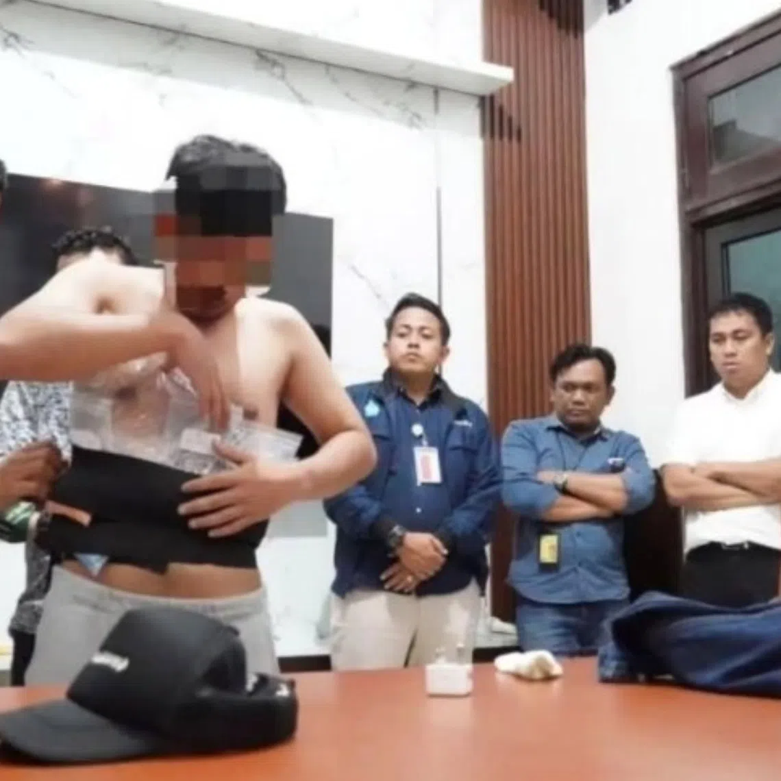The suspect was nabbed at Juando International Airport’s Terminal 2 after arriving on a Batik Air flight from Kuala Lumpur.