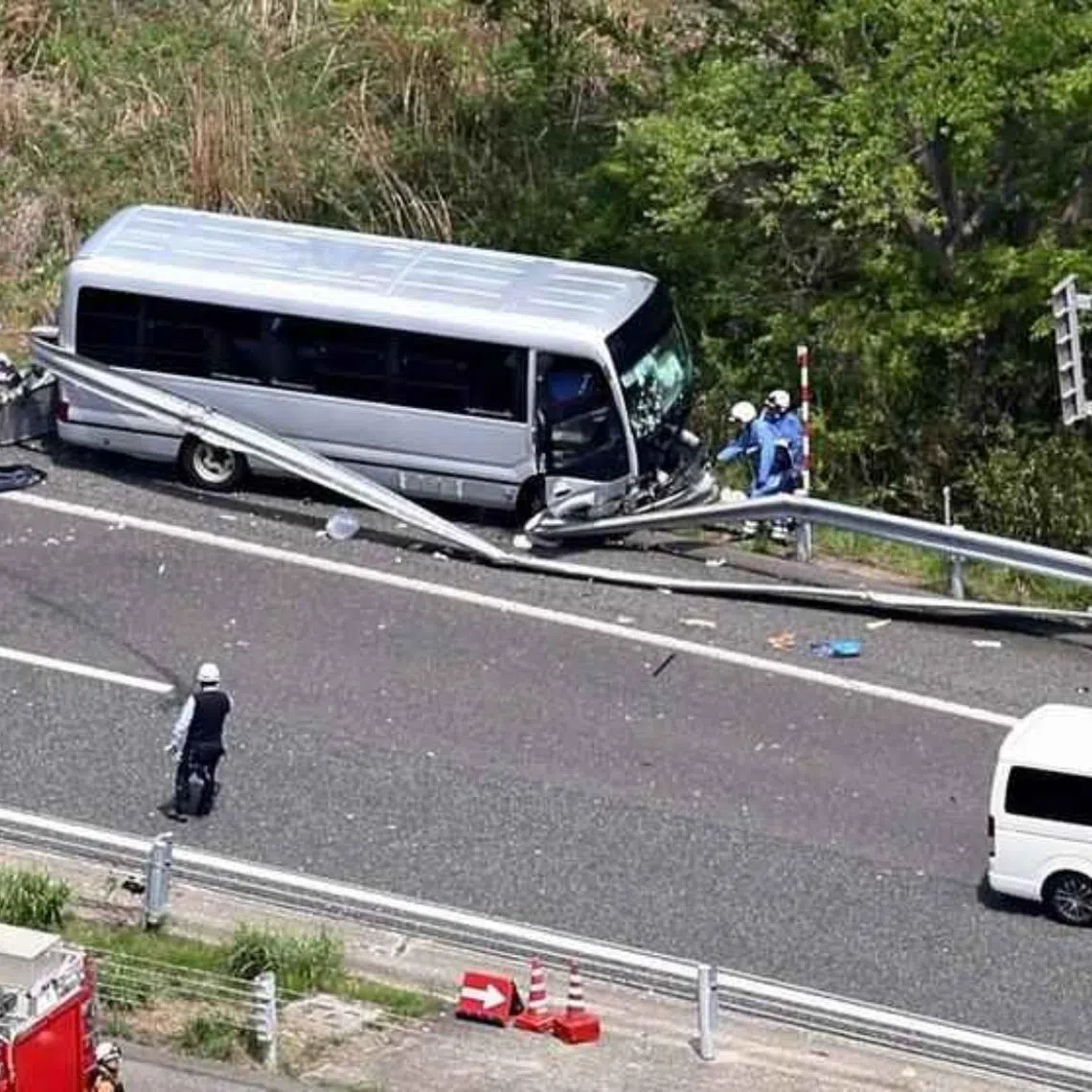 The number of people hurt in the accident reached 26, all of whom were taken to the hospital, some with serious injuries, the local authorities said.