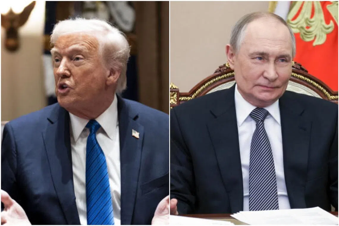US President Donald Trump criticised Russian President Vladimir Putin's comments on Ukraine's leadership. 