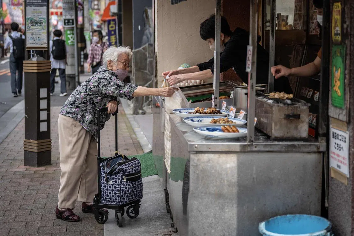 The elderly now account for 29.3 per cent of Japan’s total population.