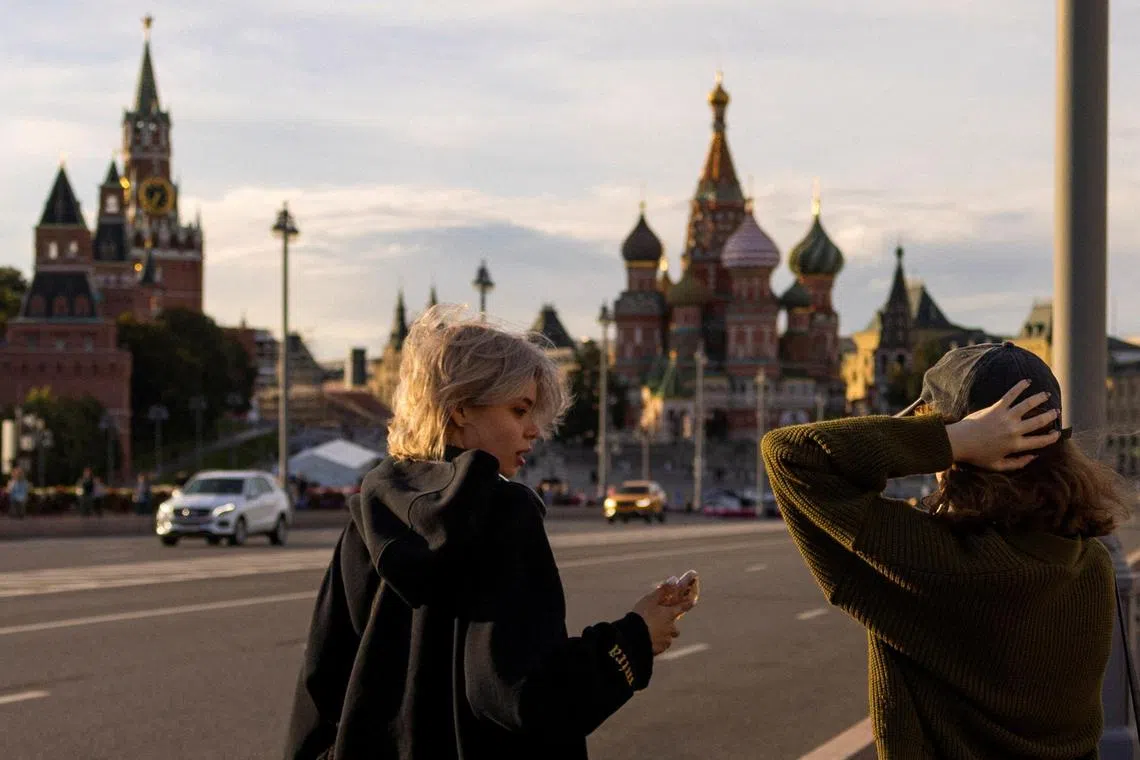 Russia's foreign ministry said it was responding to Washington sanctions against Russians.