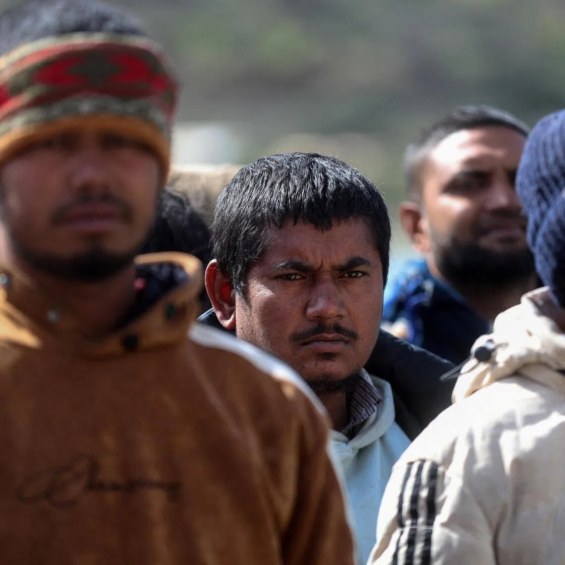 Migrants arriving on the Greek island of Crete in February 2026.