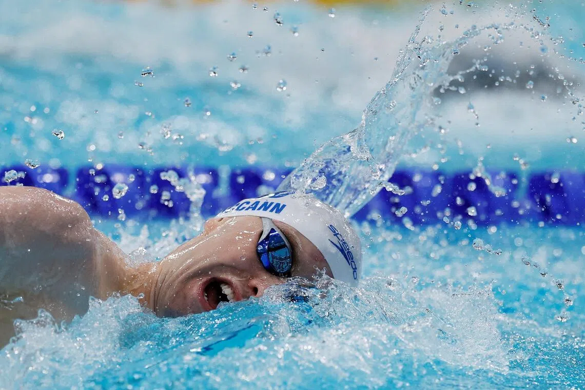 Scotland’s Sean McCann in action during heat 3 of the men’s 400m freestyle event at the Commonwealth Games in Glasgow on July 25..