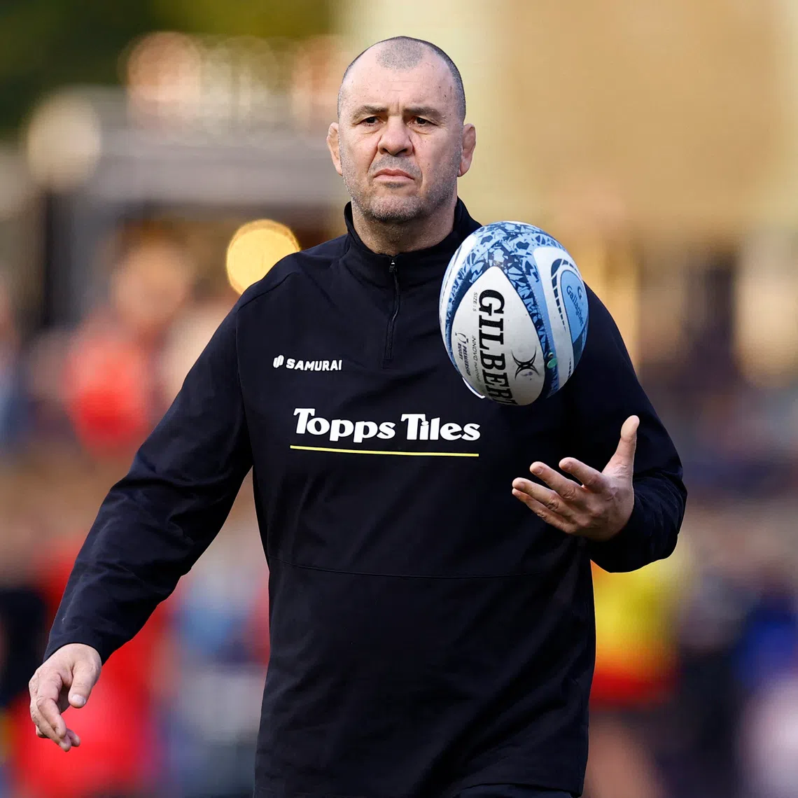 Rugby Union - Premiership - Saracens v Leicester Tigers - StoneX Stadium, London, Britain - October 26, 2024 Leicester Tigers head coach Michael Cheika before the match Action Images/Peter Cziborra
