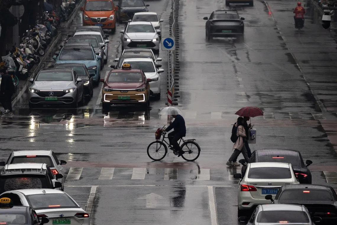 Schools, businesses and transport services have been suspended, and authorities are relocating residents in some parts of Hubei and Hunan, state media reported.