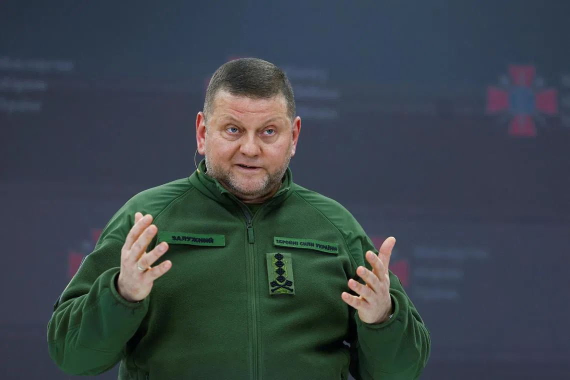 General Valerii Zaluzhnyi made no mention of a reported rift with Ukrainian President Volodymyr Zelensky, or the possibility of him leaving his post, in his piece published by CNN.