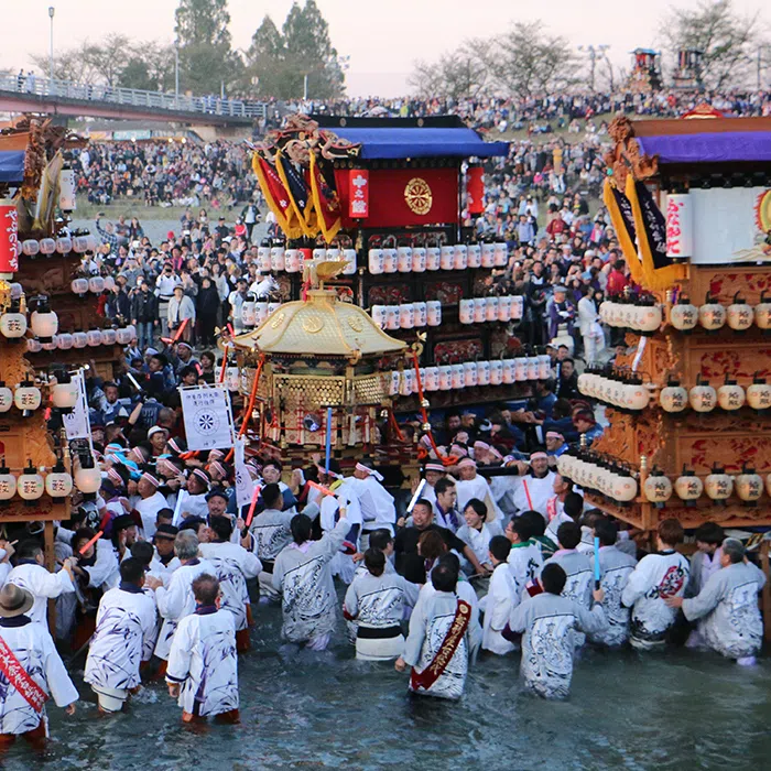 A file photo of the annual Saijo festival.