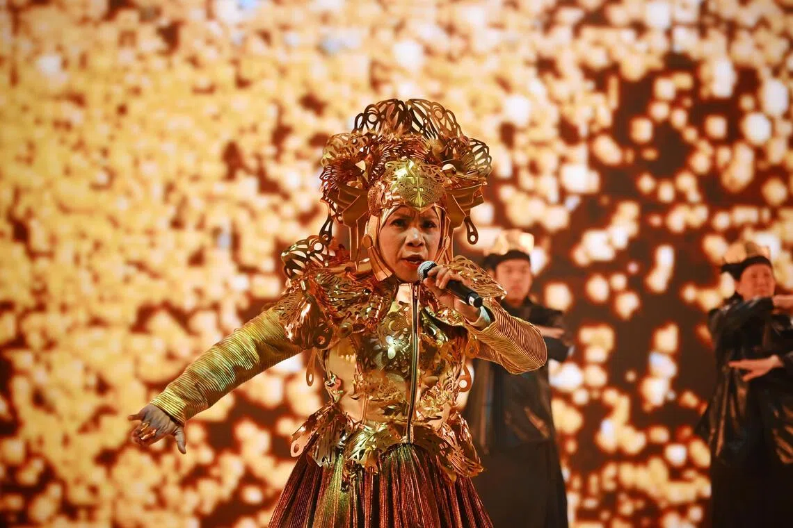 Orang Laut singer Asnida Daud’s performance of a song that she composed, arranged and wrote with her husband and son will feature in the parade’s third act.