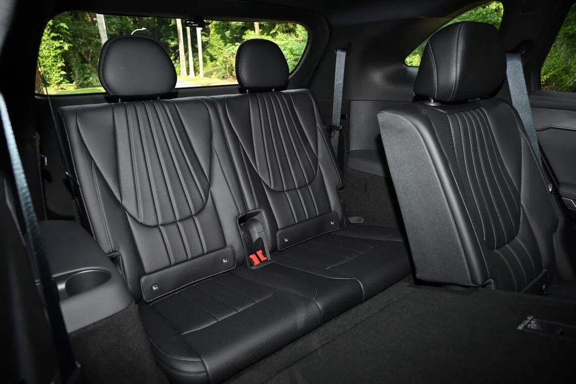 Legroom for the third-row is expandable, making it easy to fit two adults.