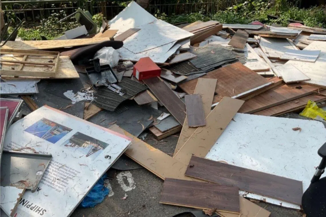 Man fined $8,000 for dumping furniture illegally in Taman Jurong