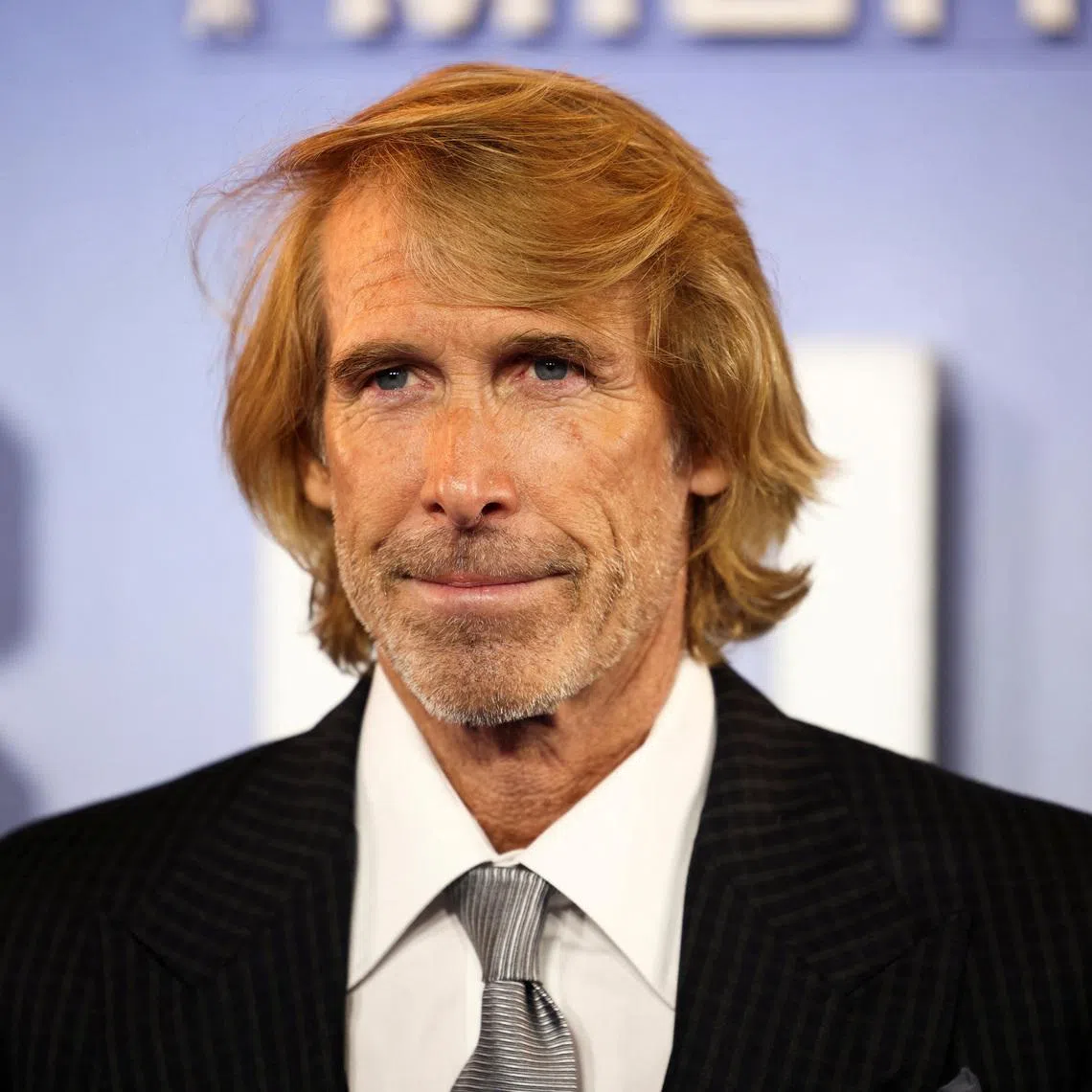 FILE PHOTO: Director Michael Bay poses as he arrives at a special screening for the film 'Ambulance' in London, Britain March 23, 2022. REUTERS/Henry Nicholls/File Photo