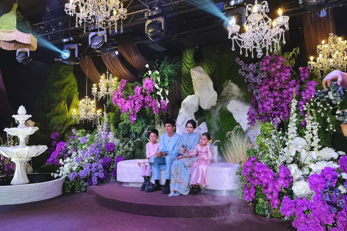 Syed Saddiq and Bella Astillah wedding reception in Muar | The Straits ...