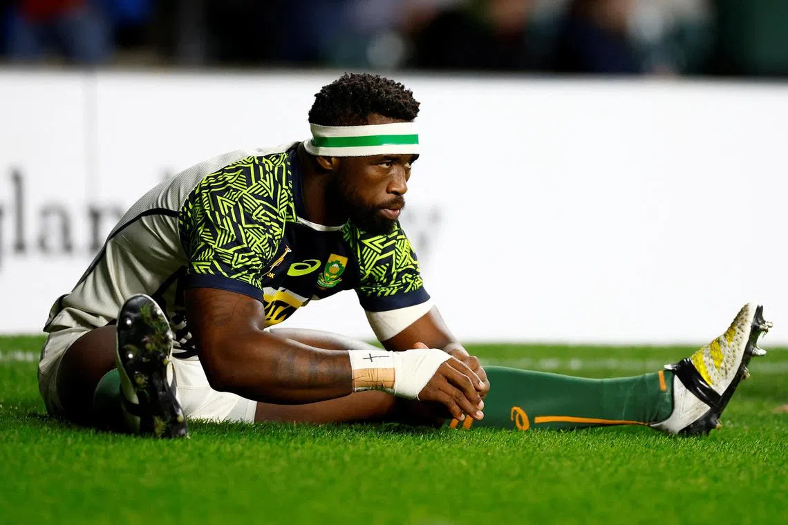 South Africa captain Siya Kolisi suffered a partial tear to his anterior cruciate ligaments last weekend playing for Durban-based Sharks in the United Rugby Championship. 
