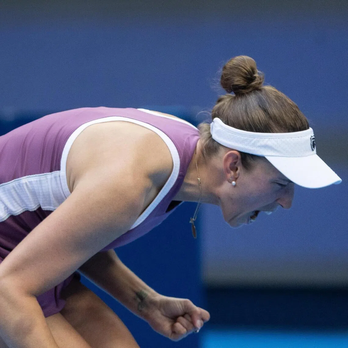 Belgium’s world No. 19 Elise Merten wrapped up the win over the fourth-ranked American in 78 minutes.
