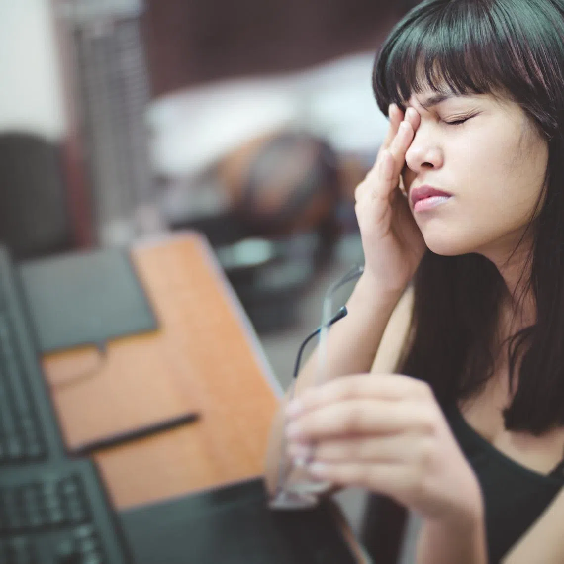 A subtle eye twitch could be the first sign of hemifacial spasm which can spread to the rest of your face. PHOTO: GETTY IMAGES