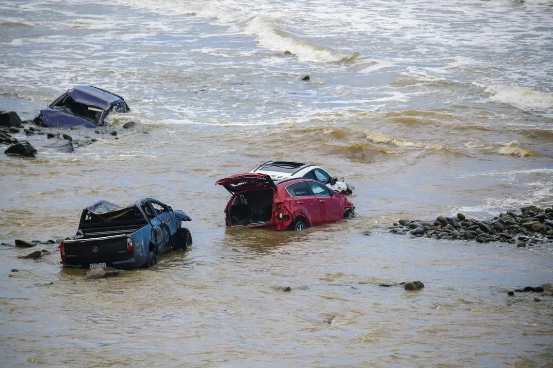Emergency crews responded to more than 1,400 incidents across the state since the rain hit on Jan 17, with most rescues related to people driving through floodwaters.