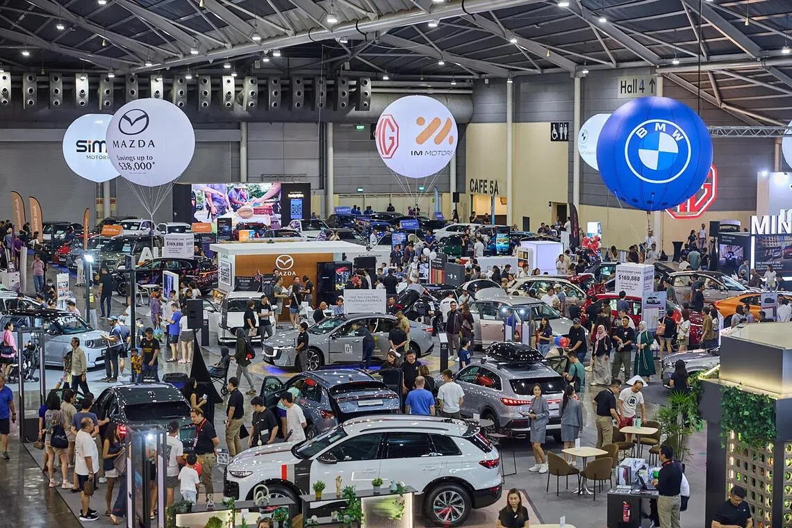 The Car Expo is happening at the Singapore Expo Hall 5 and Hall 6 on Oct 24 and 25.