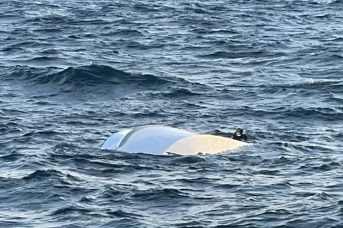 Three found clinging to capsized boat off Incheon after 11 hours missing