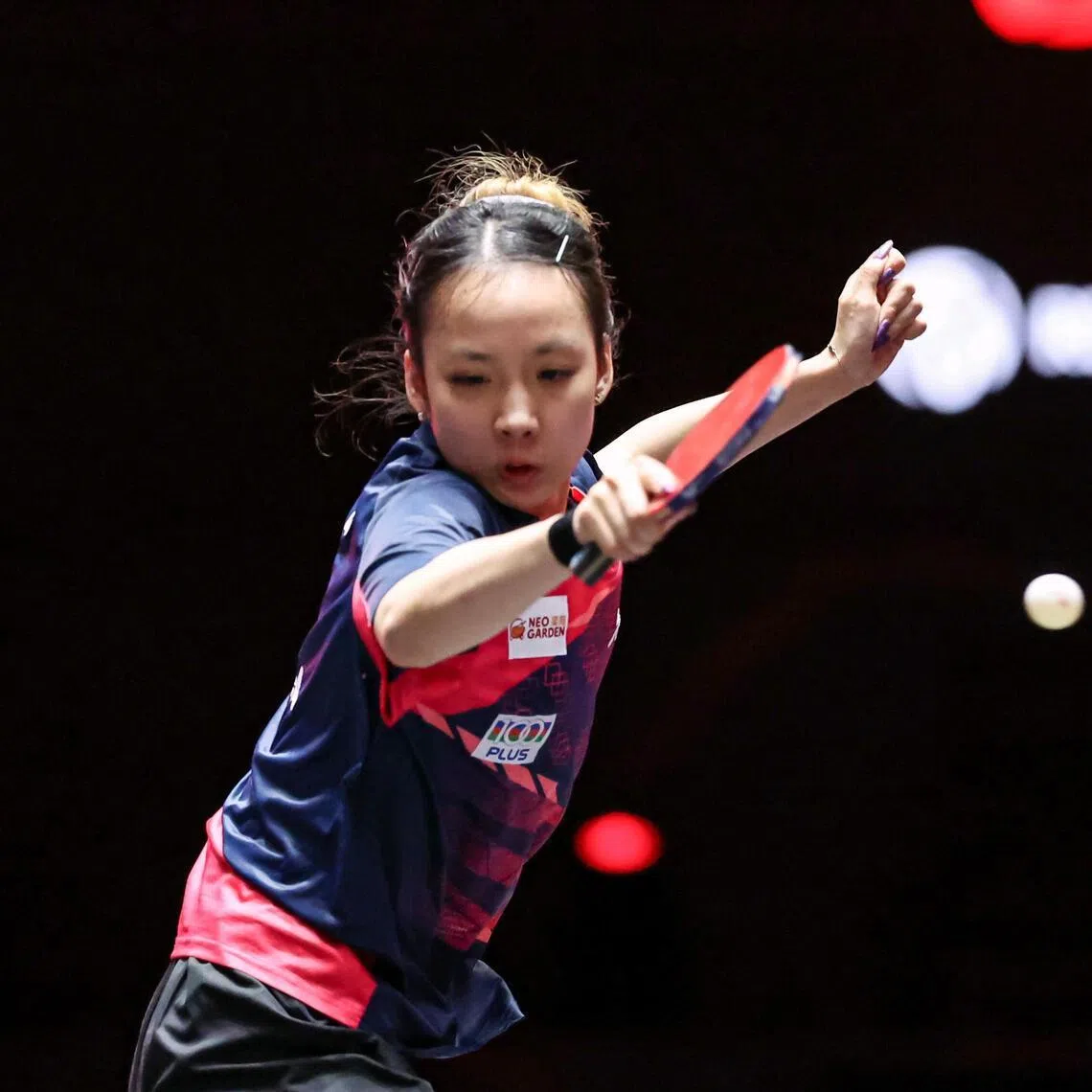 Singaporean paddler Ser Lin Qian claimed her career's biggest scalp, beating Canada's Zhang Mo during the women?s singles round of 64 at the WTT Singapore Smash on Feb 22.