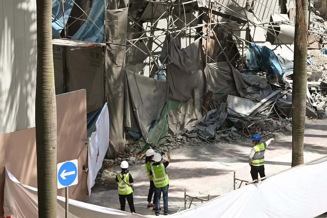 Just some months back, a structure collapsed in Tanjong Pagar, trapping a migrant worker under the rubble and killing him.
