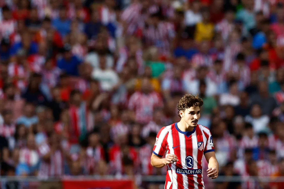 Soccer Football - LaLiga - Atletico Madrid v Villarreal - Riyadh Air Metropolitano, Madrid, Spain - August 23, 2026 Atletico Madrid's Julian Alvarez REUTERS/Thomas Peter