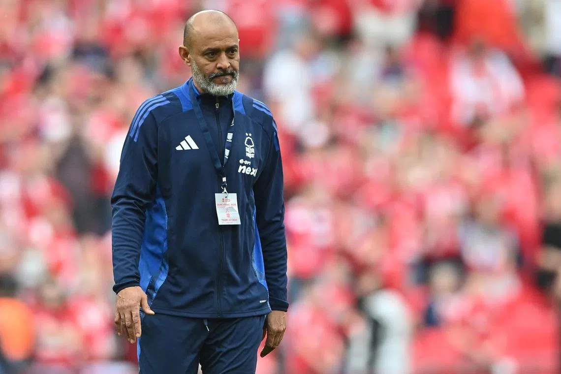 After Nottingham Forest's loss to Manchester City in the FA Cup semi-finals, manager Nuno Espirito Santo is turning his attention to the Premier League where his team are chasing a Champions League spot.