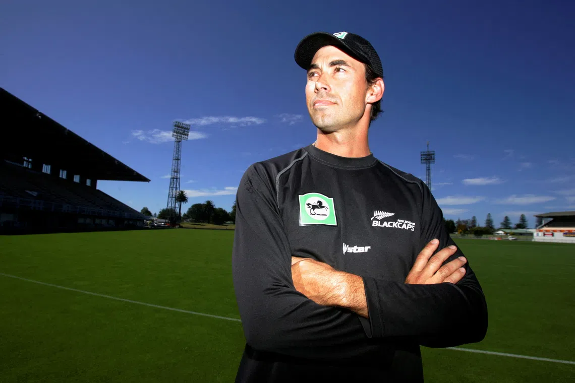 FILE PHOTO: Cricket - New Zealan Nets - McLean Park, Napier, New Zealand & Nelson Park, Napier, New Zealand - 19/3/08  New Zealand's Stephen Fleming during nets  Mandatory Credit: Action Images / Jason O'Brien  Livepic/File Photo