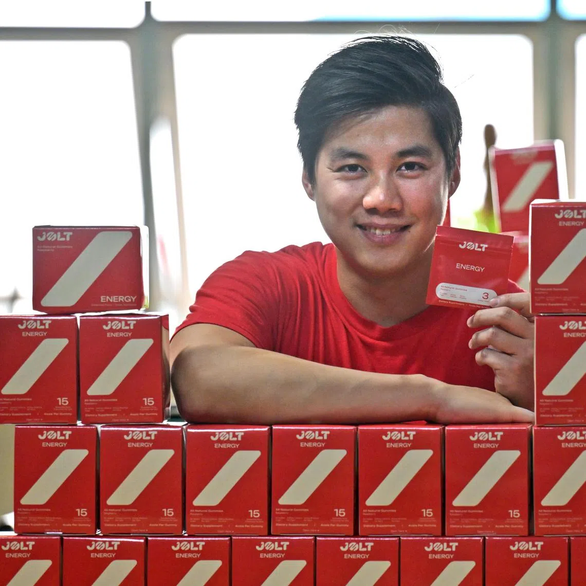 Mr James Li started Jolt, which produces vegan and sugar-free energy gummies, because he wanted to find an alternative to coffee.